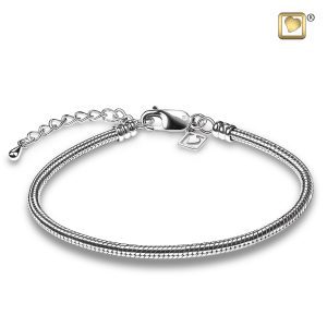 925 Sterling Sliver Adjustable Bracelet Rhodium plated to protect from tarnish or oxidation.