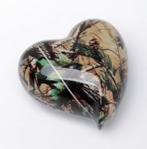 Camouflage Keepsake Heart