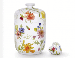 Porcelian Floral Urns