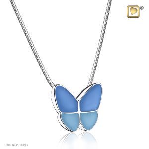 Sterling Silver Butterfly Cremation Pendant