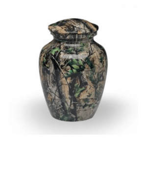 Camouflage Small Cremation Urn