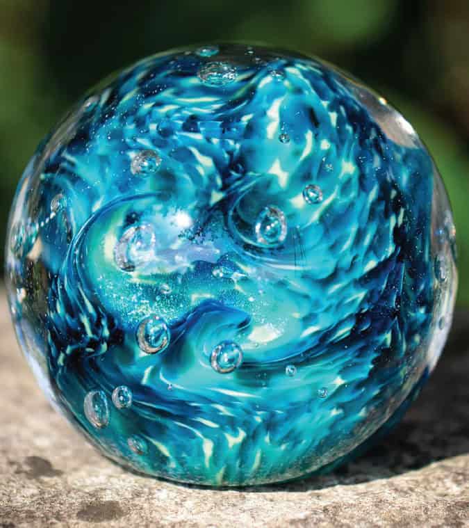 glass_memorial_urns_for_pets_natures_pet_loss-12 Blue Swirl Glass memorial Pet Urns