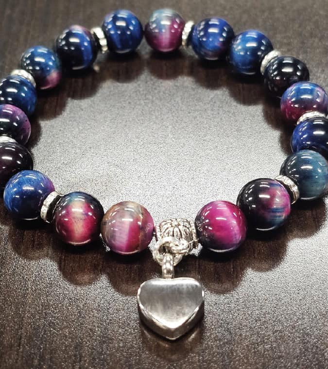 new_pages-24 heart glass cremation ash bracelet natures pet loss