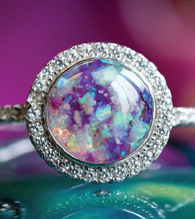 opal_cremation_ash_jewelry purple opal cremation ash ring